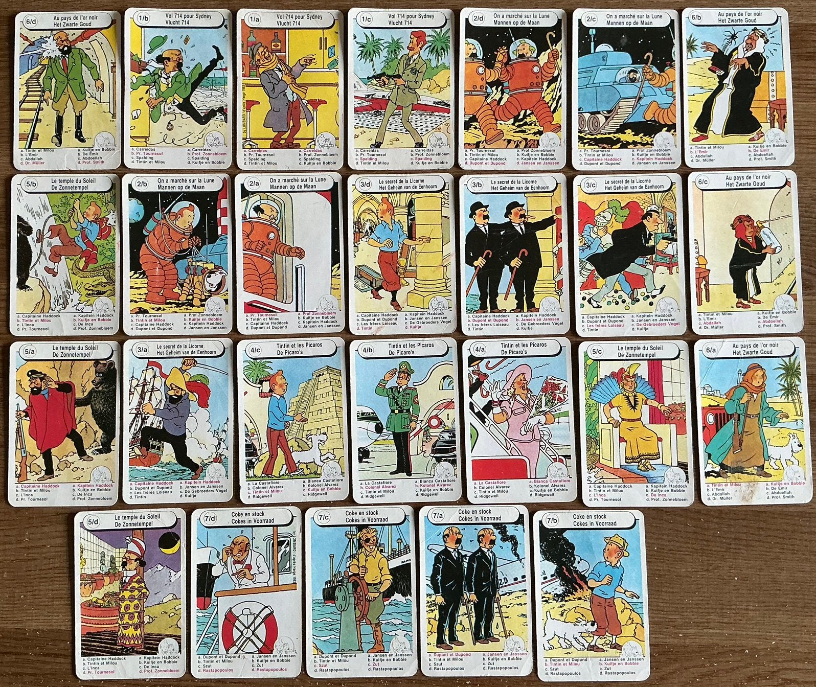 KWARTETKAARTEN KUIFJE, Verzamelen, Ophalen of Verzenden, Zo goed als nieuw, Kwartet(ten)