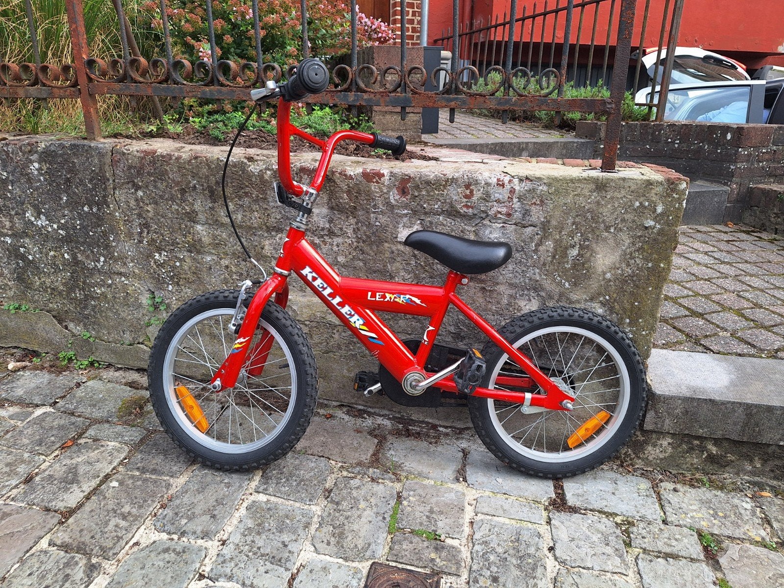 velo rouge, Enlèvement, Comme neuf, Frein à rétropédalage, Keller