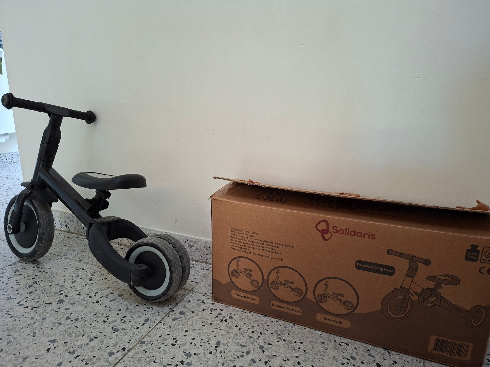 Loopfiets 4 in 1 solidaris, Ophalen, Loopfiets