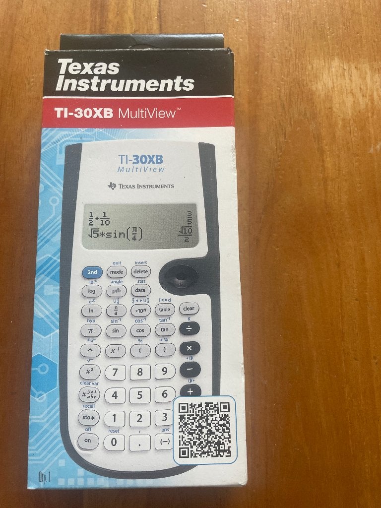 Rekenmachine TI-30XB, Diversen, Rekenmachines, Ophalen, Zo goed als nieuw