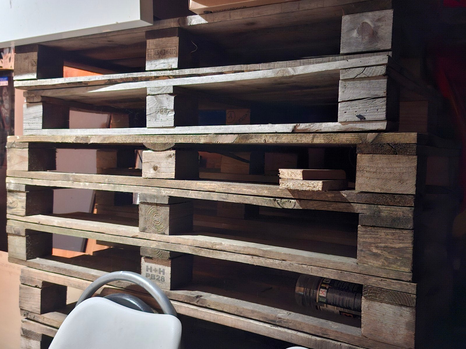 Pallets, Ophalen