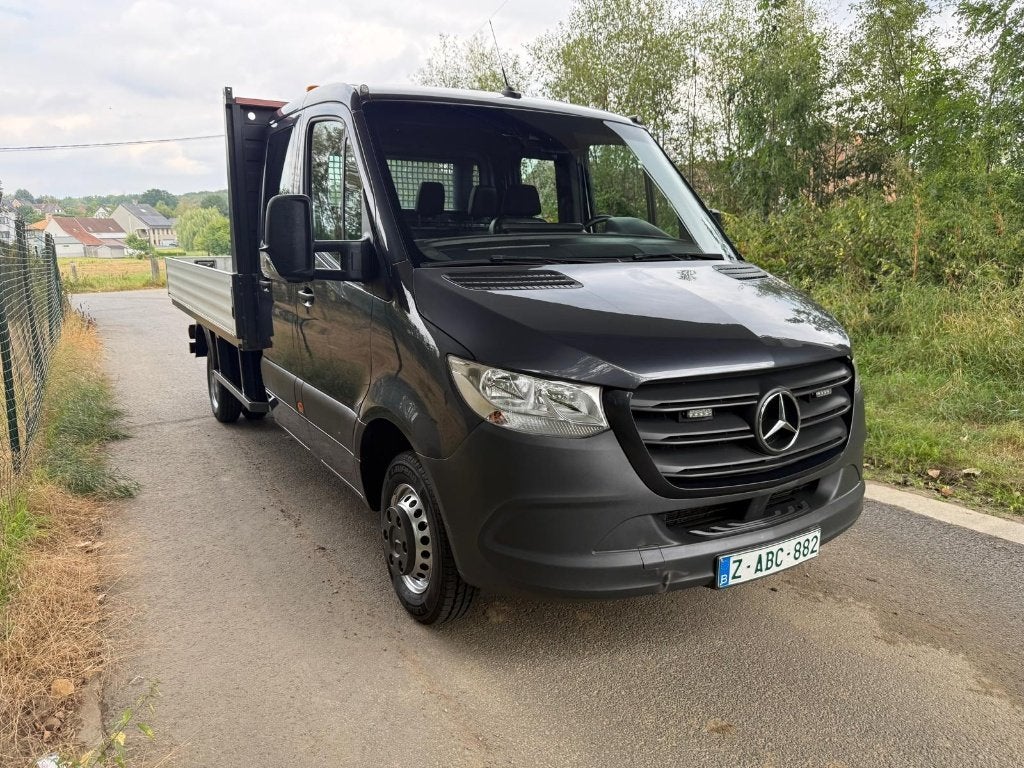Mercedes Sprinter 519/2.0CDI/L3H1/9G-Automatic/6place/190CV!, Autos, Cuir, Argent ou Gris, Achat, Entreprise