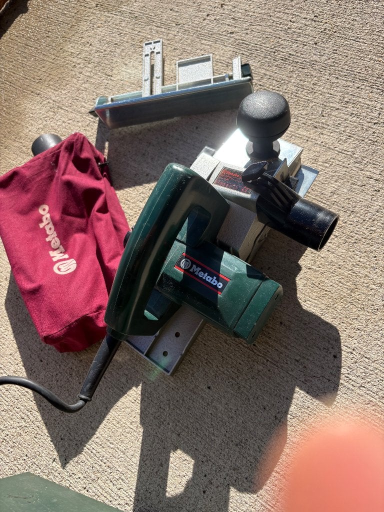 Rabot électrique Metabo HO 6382, Enlèvement, Utilisé, Électrique