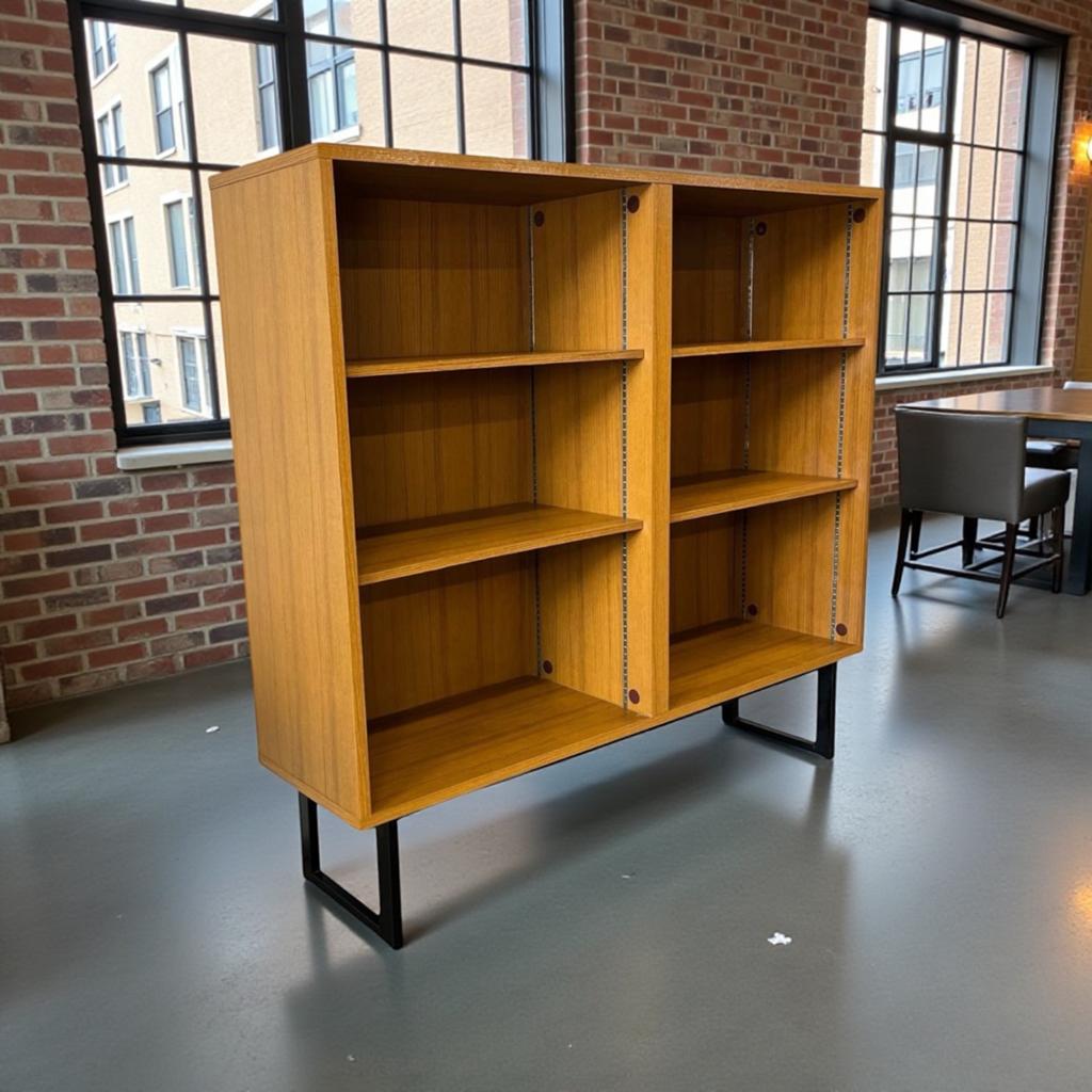 bibliothèque/étagère vintage en bois, Envoi, Utilisé, Armoire