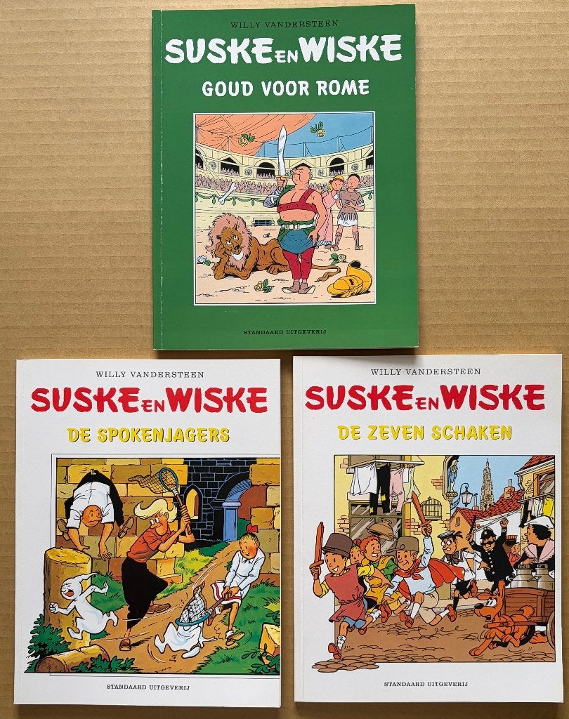 3 x Suske en Wiske - beperkte oplage + originele tekening, Boeken, Ophalen of Verzenden, Zo goed als nieuw, Meerdere stripboeken
