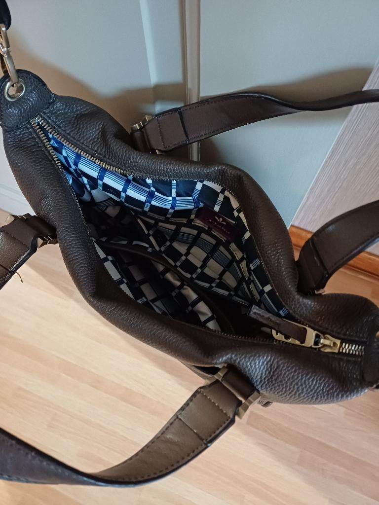 Handtas, Handtassen en Accessoires, Tassen | Damestassen, Ophalen, Bruin, Handtas