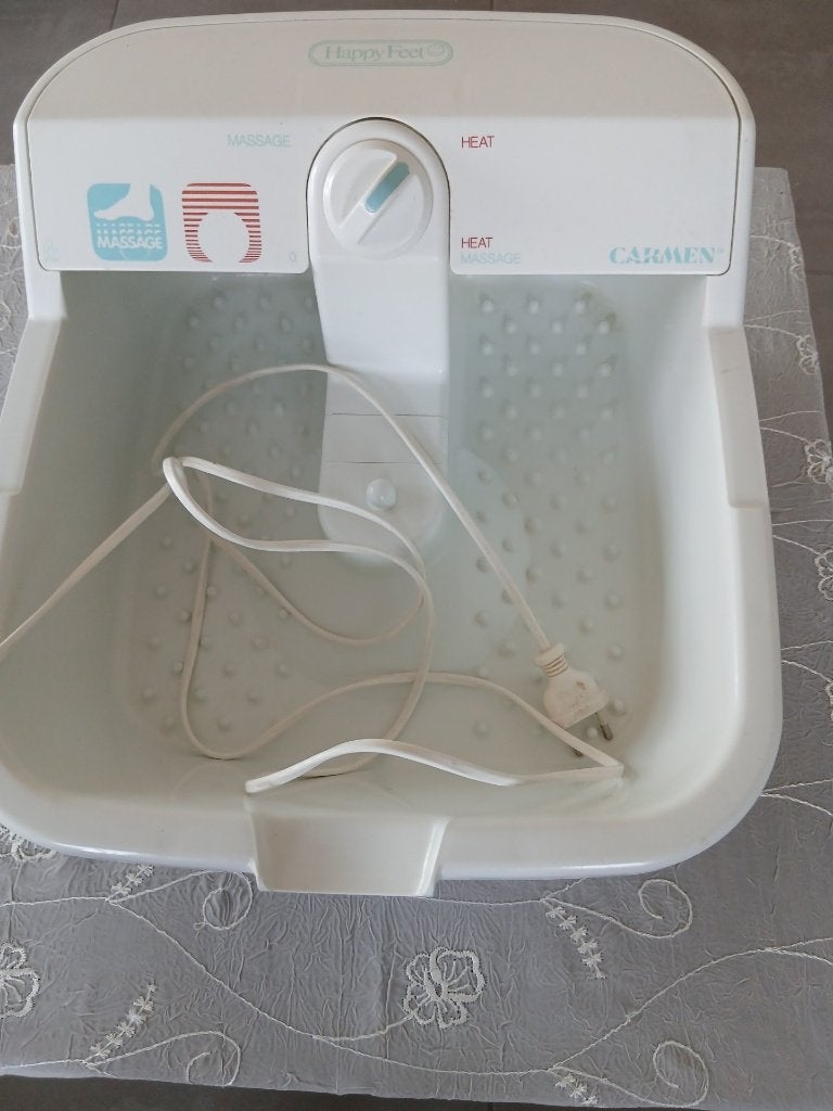 Voetbadje met verwarming en massage, Enlèvement, Comme neuf
