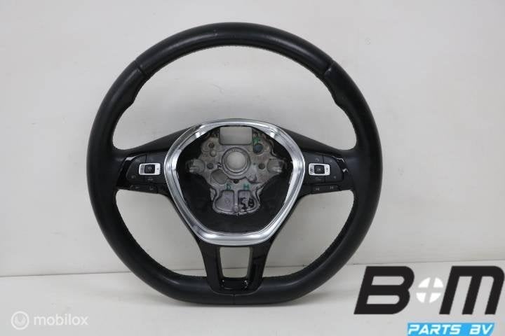 Leder stuur VW Golf 7 met bediening 5G0419091GB, Gebruikt