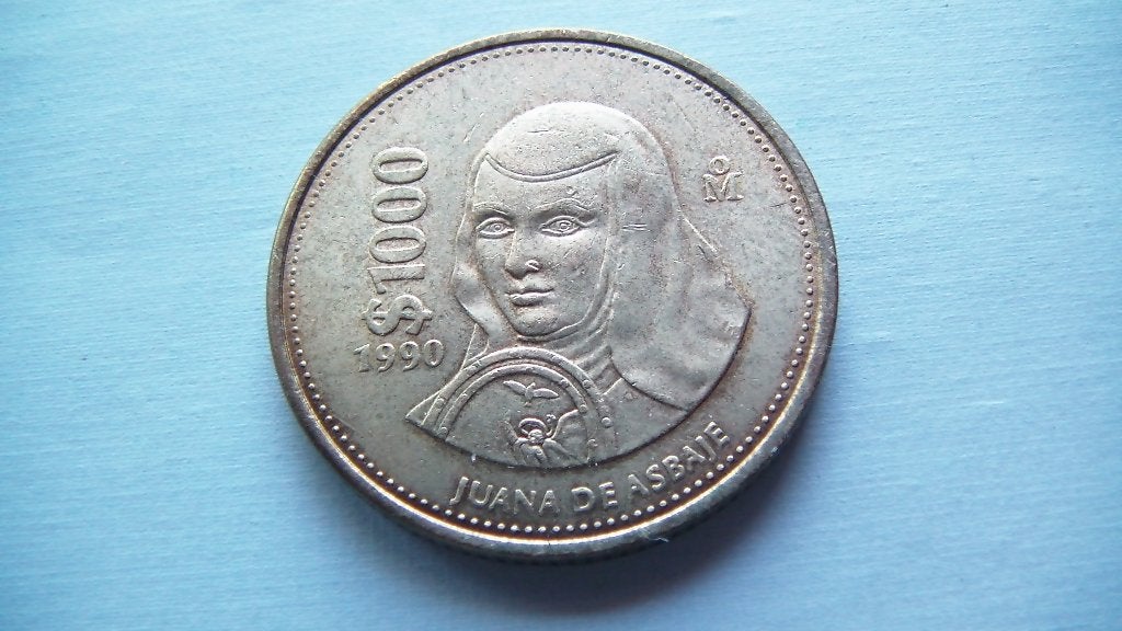 mexique 1000 pesos 1990, Enlèvement