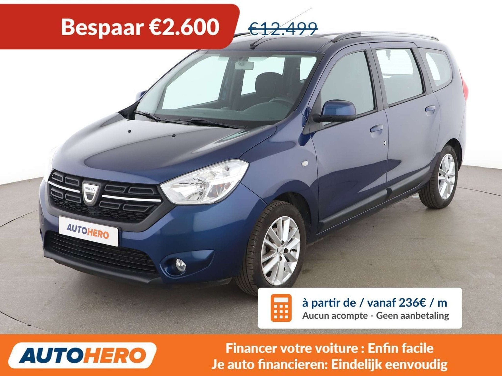 Dacia Lodgy 1.2 TCe Comfort (année de construction 2018), Autos, 1197 cm³, Achat, 5 portes, Lodgy