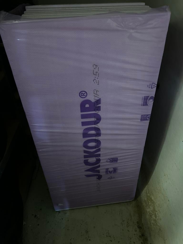 Jakodur Isolatie 4cm nieuw en ongebruikt, Doe-het-zelf en Bouw, Isolatie en Afdichting, Ophalen, Zo goed als nieuw