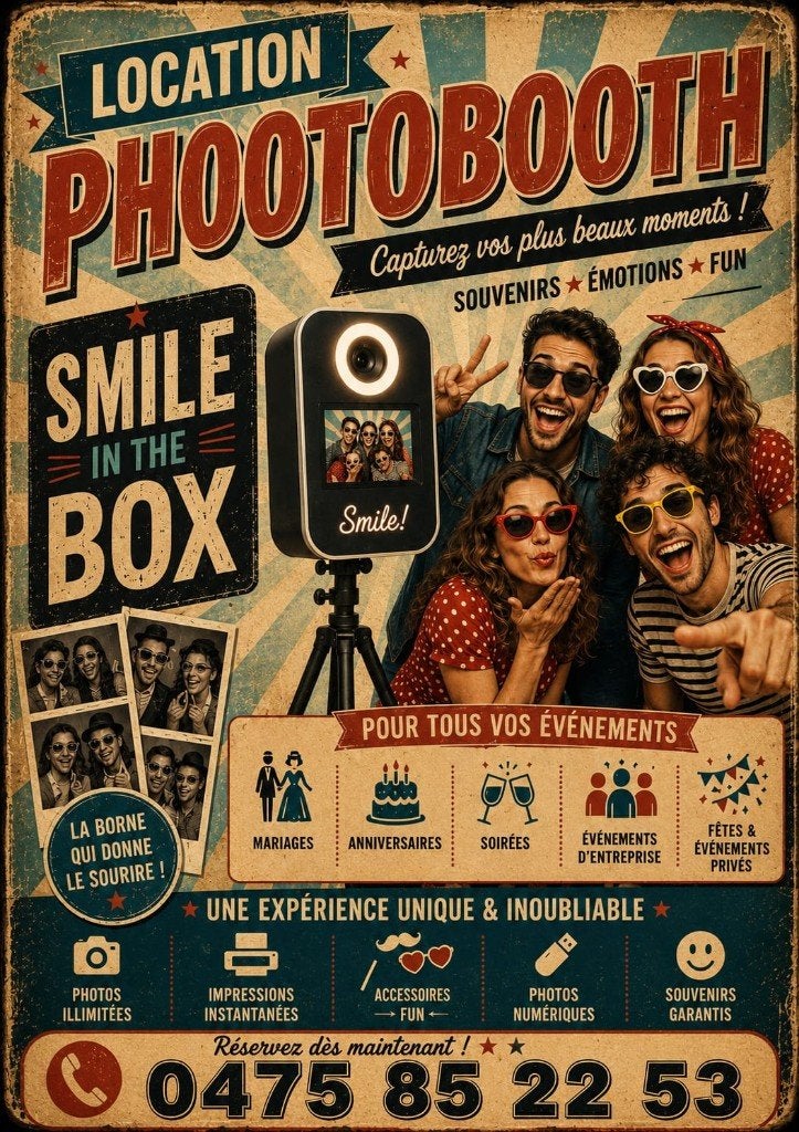 Photobooth a louer, Enlèvement, Utilisé