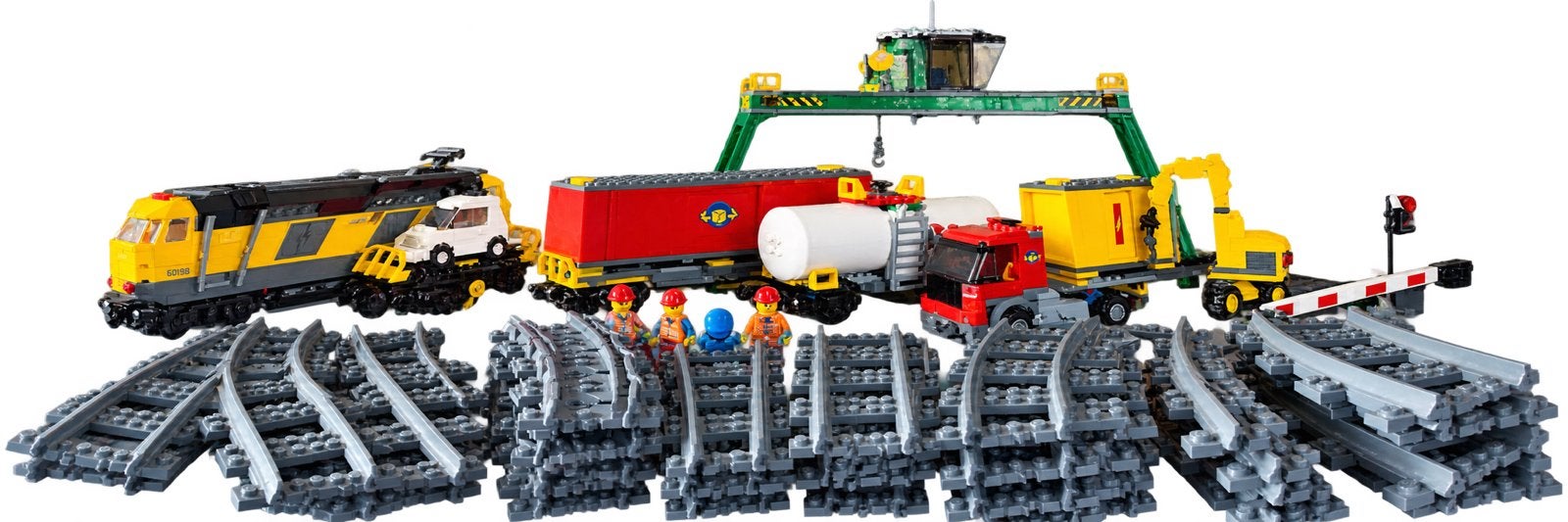 Lego city vrachttrein 7939, City, Lego, Comme neuf, Enlèvement