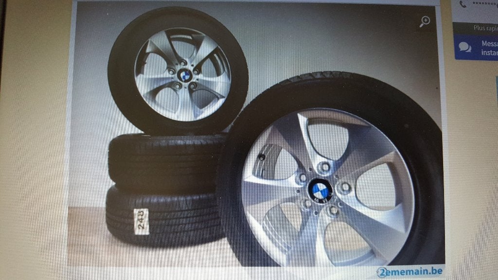 Jantes BMW Streamline 306 (officiel) + pneus GoodYear, Auto-onderdelen, Banden en Velgen, Ophalen, Gebruikt, Velg(en), 16 inch