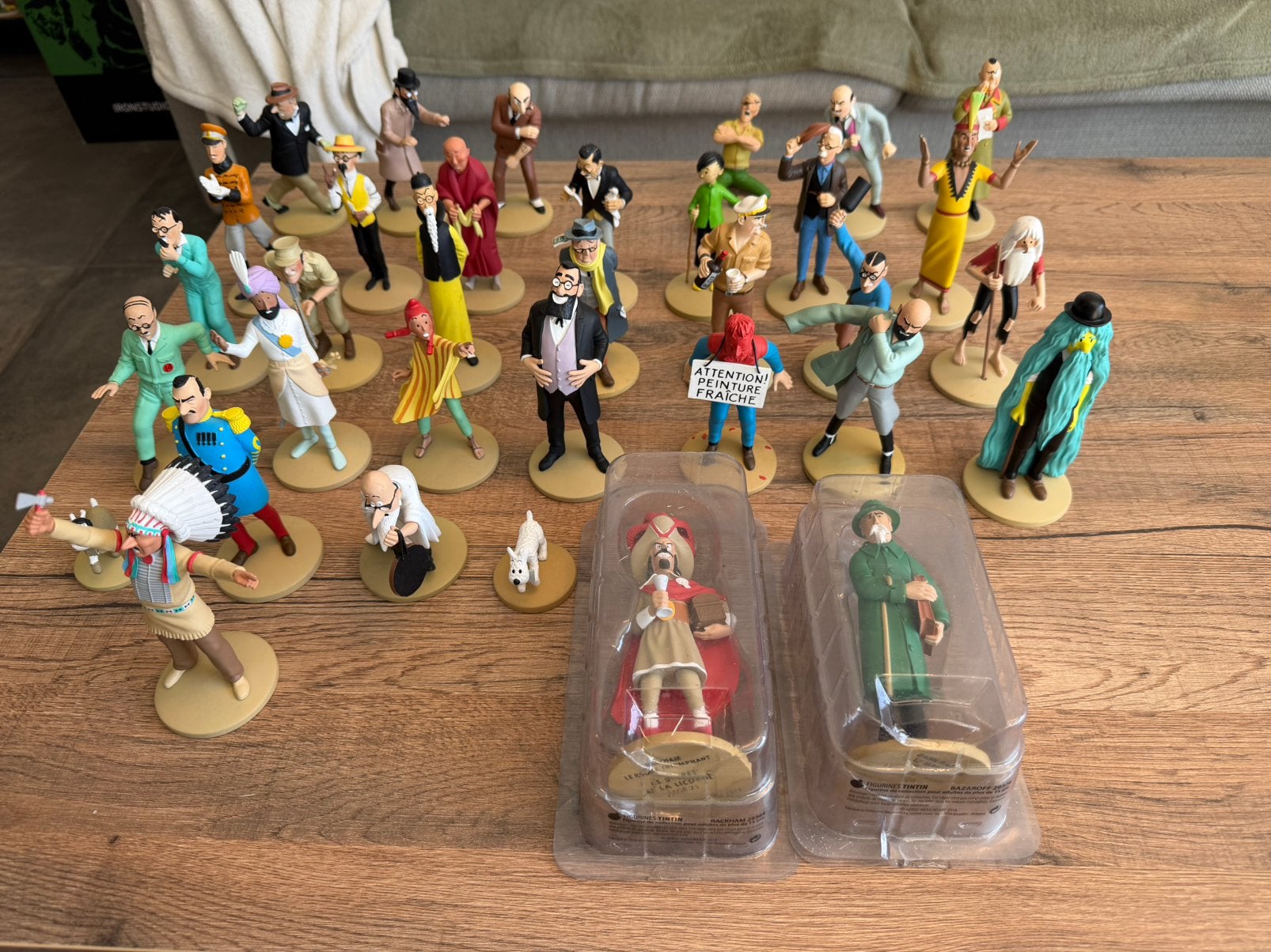 Tintin-beeldjes, Ophalen of Verzenden, Zo goed als nieuw