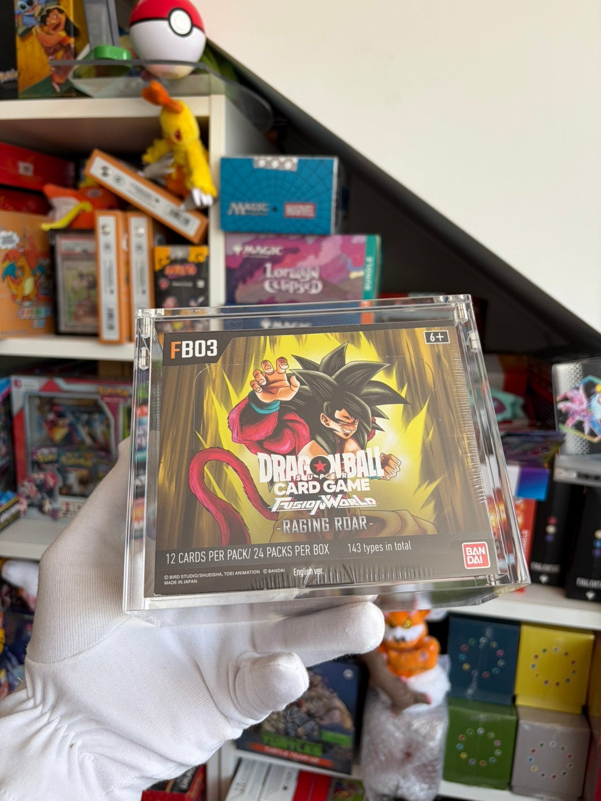 Dragon Ball Booster Box Acrylic Magnetic Display Case UV, Enlèvement ou Envoi, Comme neuf, Booster