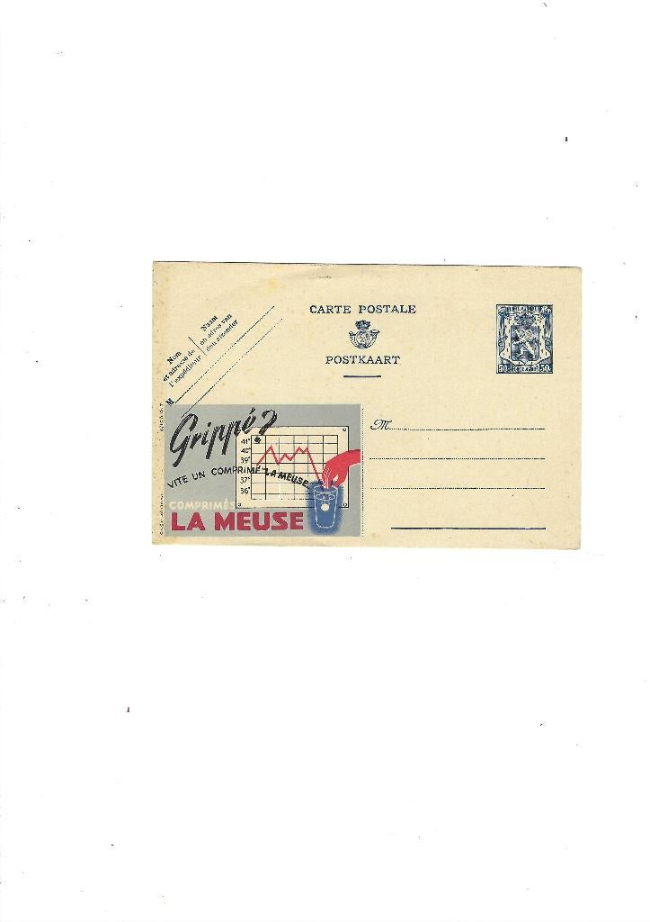 Carte postale Publibel  548, Ophalen of Verzenden, Gelopen