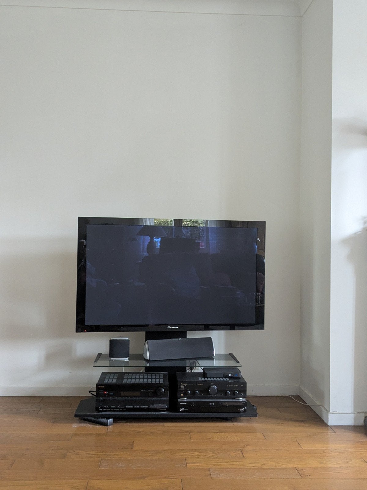 Tv 50 inch met geluidsinstallatie , receiver, meubel, Audio, Tv en Foto, Ophalen