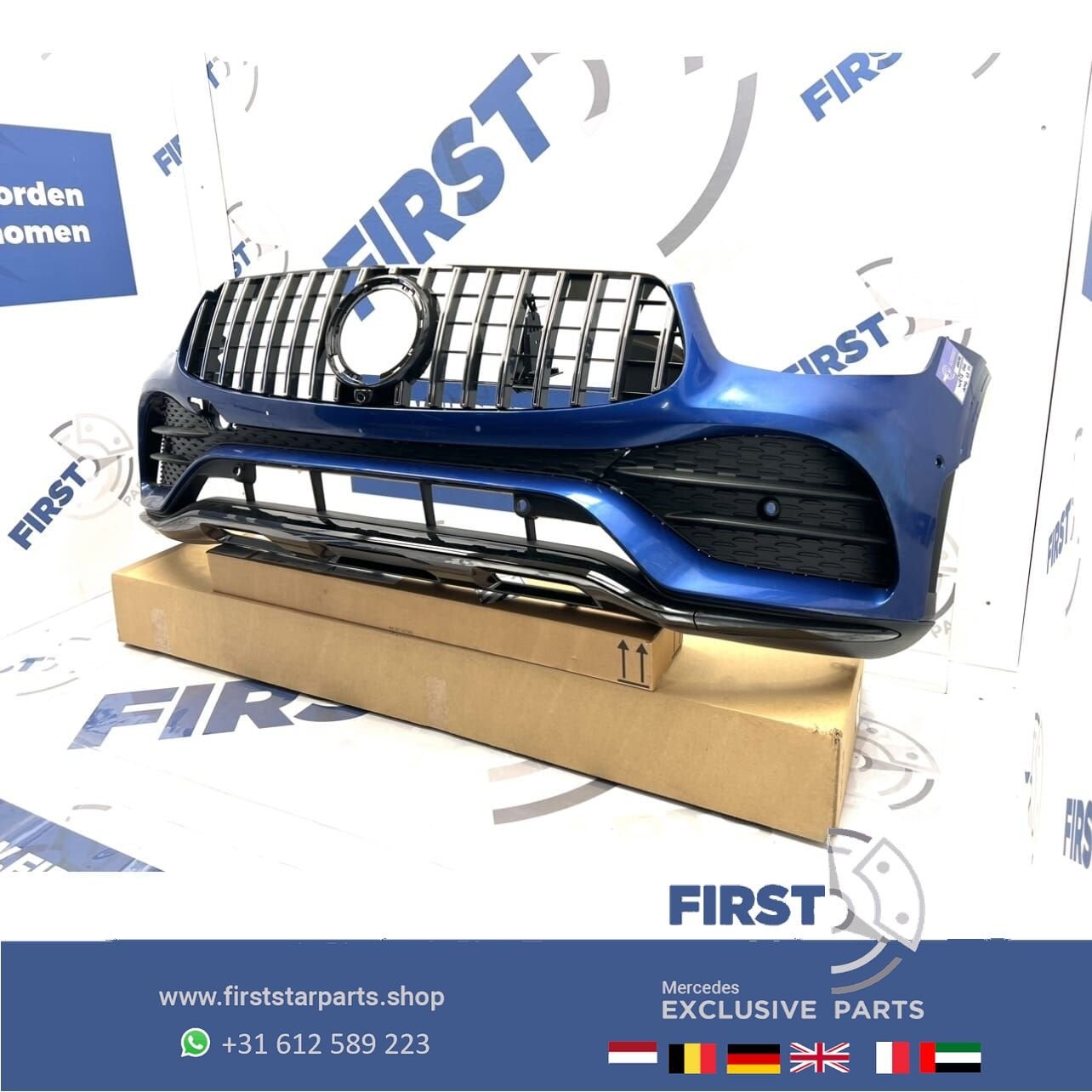W253 GLC VOORBUMPER  AMG FACELIFT BUMPER Mercedes 2018-2022, Utilisé, -, Avant, -