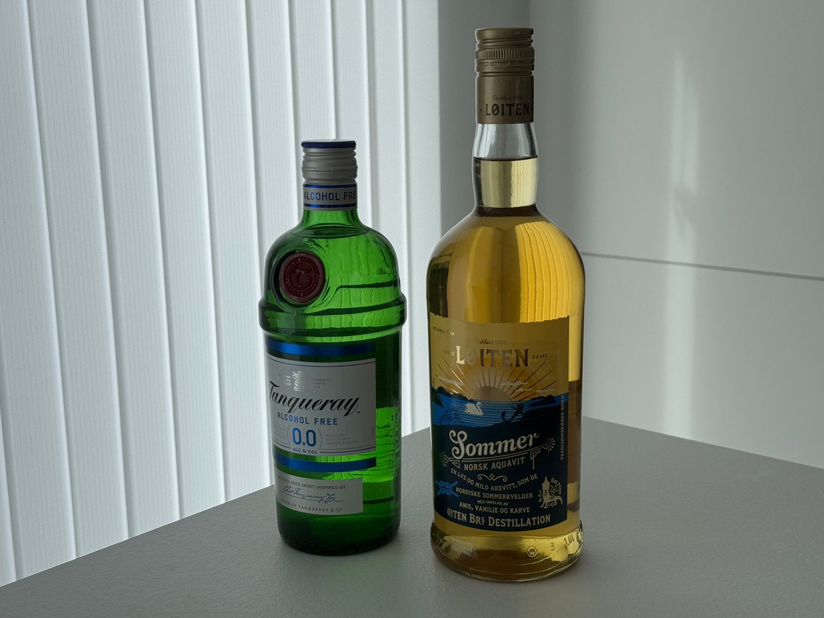 Løiten Sommer Aquavit 1L + Tanqueray 0.0 – nieuw / ongeopend, Ophalen of Verzenden, Zo goed als nieuw