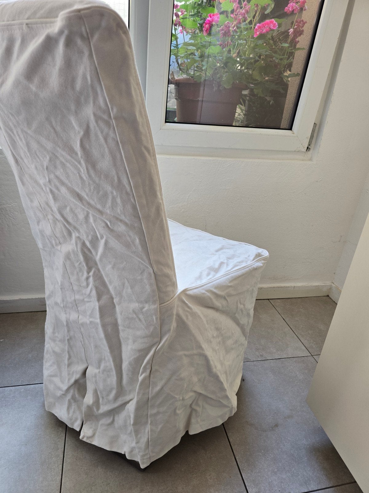 Witte stoelhoes, Maison & Meubles, Chaises, Enlèvement