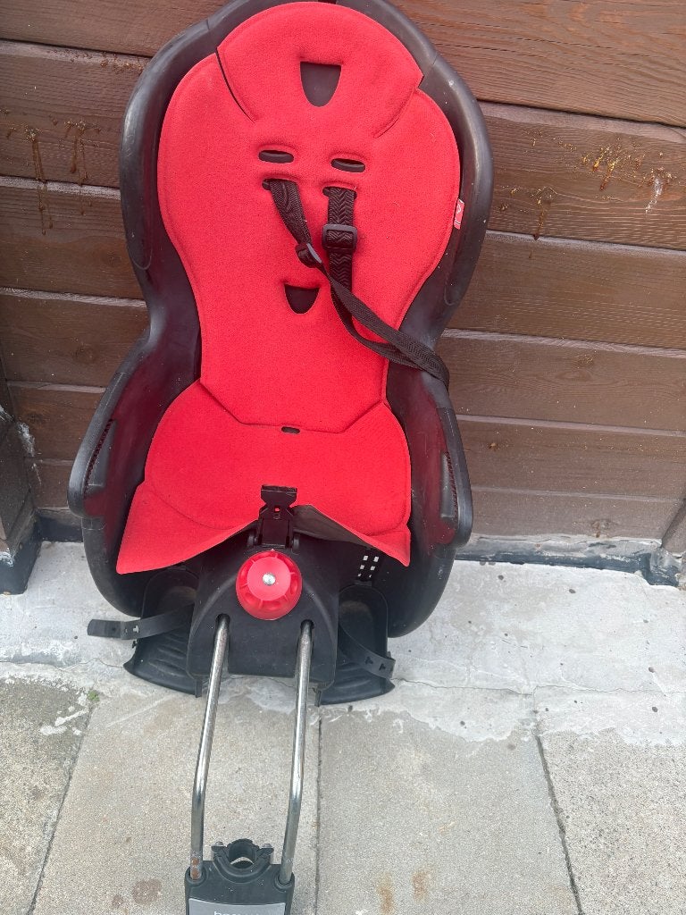 Fietsstoel hamax met bevestiging stuk, Ophalen, Achterzitje, Gebruikt, HAMAX (Decathlon)