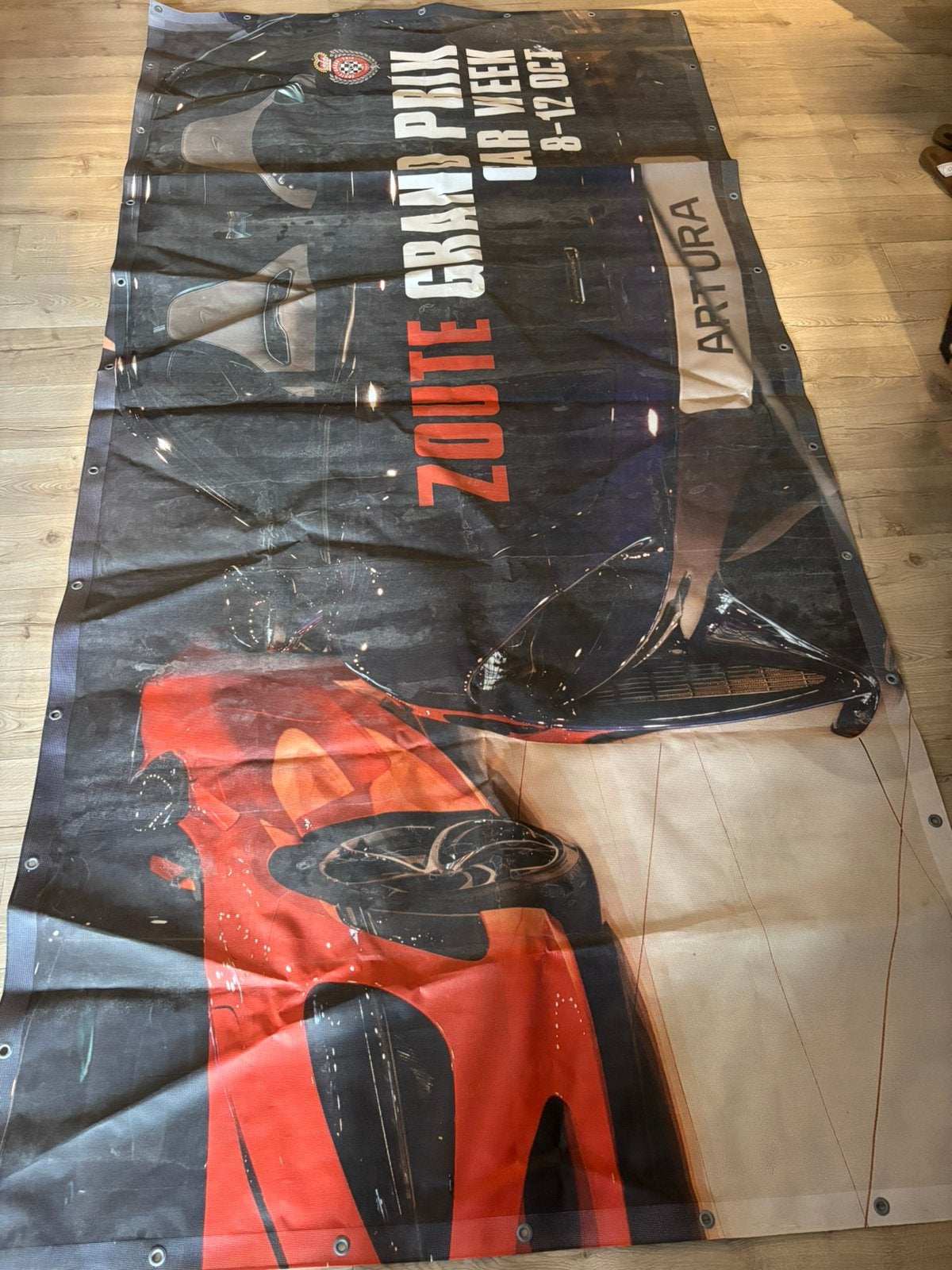 Origineel Spandoek Zoute Grand Prix Knokke –, Enlèvement, Comme neuf