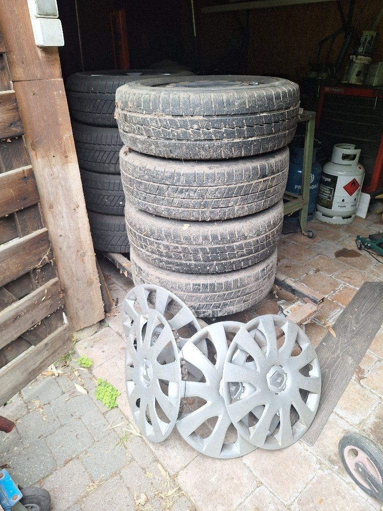 banden en velgen, Autos : Pièces & Accessoires, Pneus & Jantes, Enlèvement, 4 Saisons, Pneu(s)