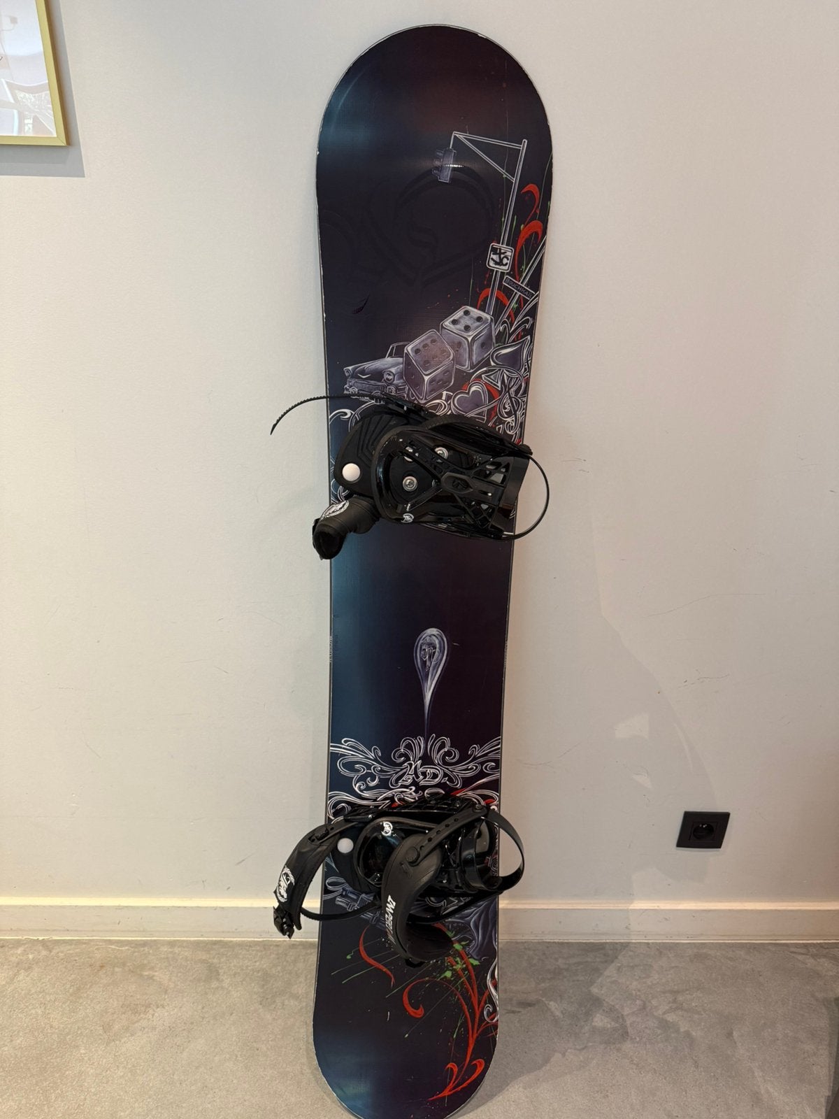 Imperium snowboard (152cm) + bindingen + draagtas, Sport en Fitness, Ophalen, Zo goed als nieuw, Bindingen