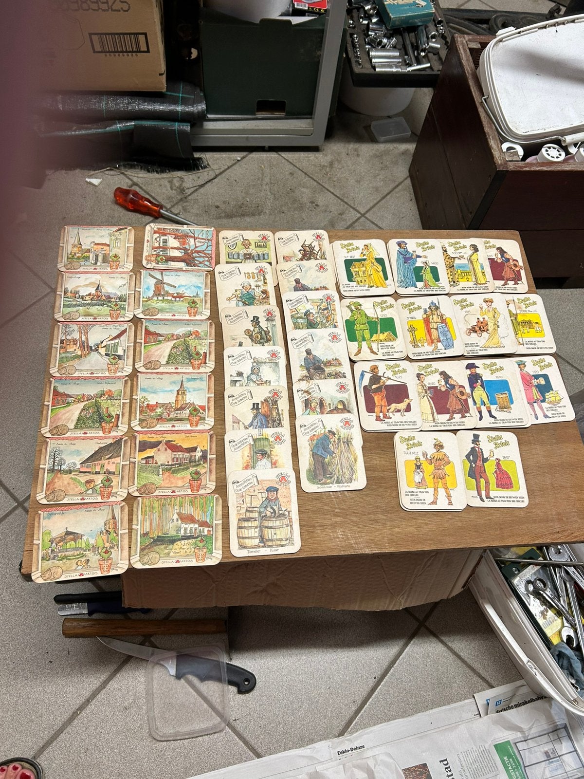 Bierkaartjes, Ophalen, Zo goed als nieuw