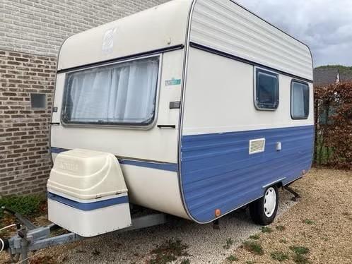 Retrocaravan Knaus, Caravans en Kamperen, Caravans, Particulier, tot en met 4, 500 - 750 kg, Knaus, Ophalen