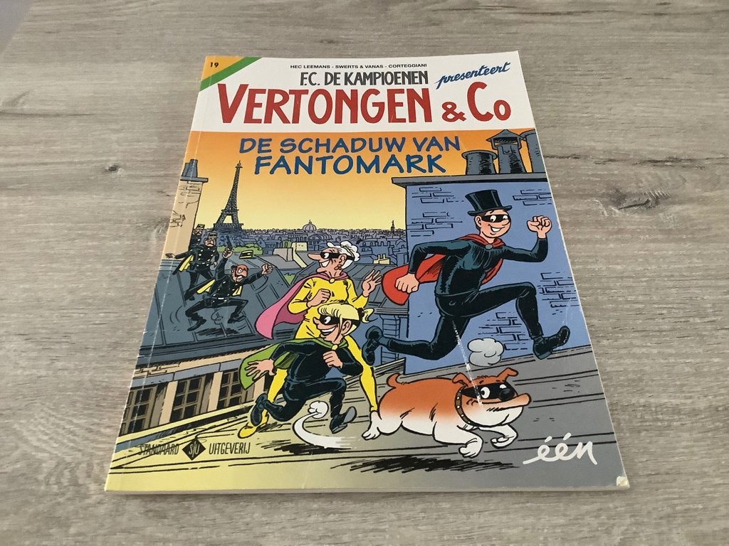 Bande dessinée Vertongen & Co : L'Ombre de Fantomark (2017), Enlèvement ou Envoi, Une BD, Hec Leemans, Comme neuf