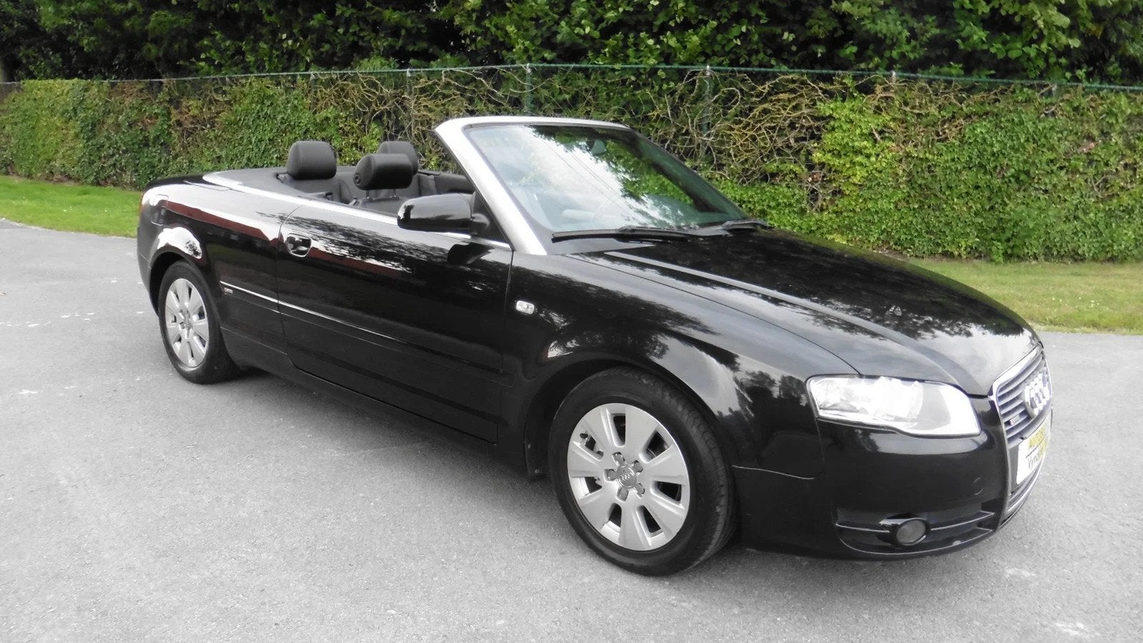 Audi A4 Cabrio S-line (bj 2008), Auto's, 100 kW, 4 zetels, Gebruikt, Zwart
