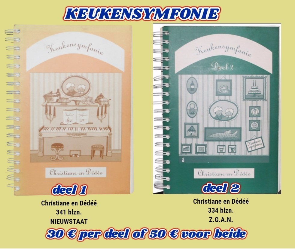 KEUKENSYMFONIE 1 & 2 - zeldzaam !!!, Boeken, Kookboeken, Ophalen of Verzenden, Zo goed als nieuw