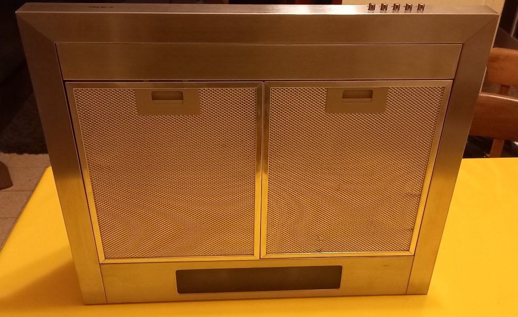 Hotte Friac 60 cm, Ophalen, Wandschouwkap, Motor, Zo goed als nieuw