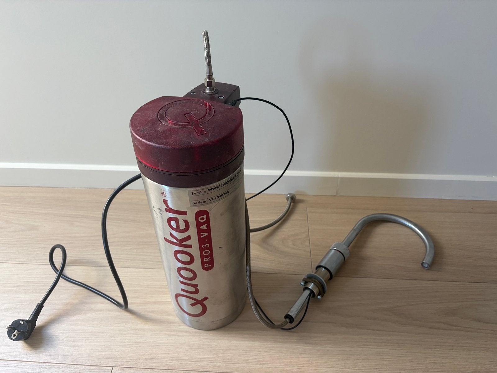 Quooker keukenkraan - heet water, Doe-het-zelf en Bouw, Sanitair, Ophalen, Gebruikt, Chroom, Kraan