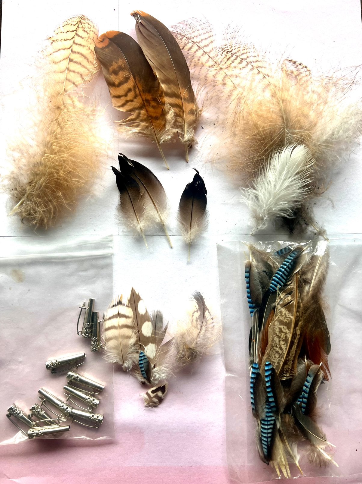 Broche en plumes, faites la vôtre, Enlèvement ou Envoi