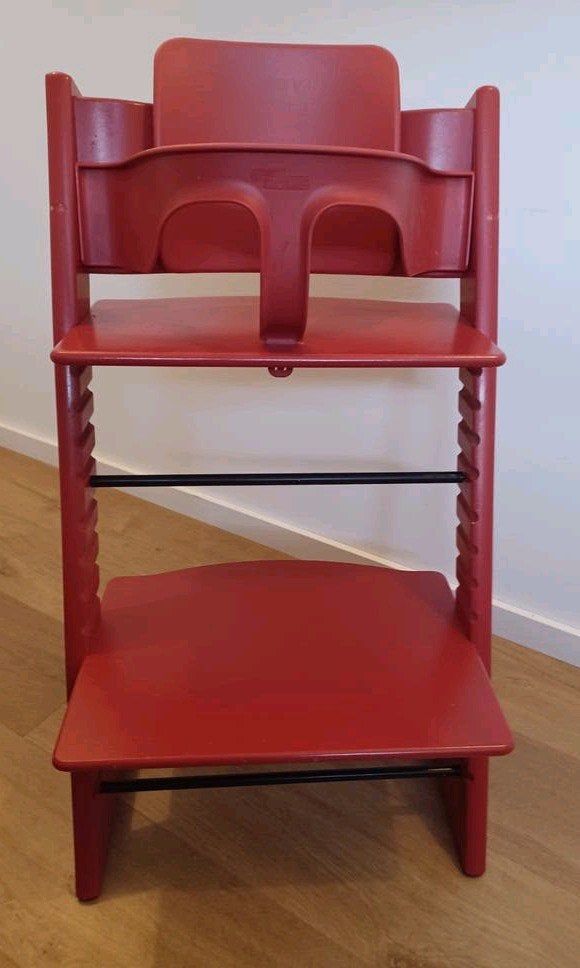 tripp trapp stoel met babyzitje - Warm Red, Ophalen