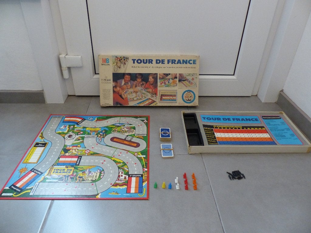 MB Bordspel Tour de france - 1976, Ophalen of Verzenden, Gebruikt