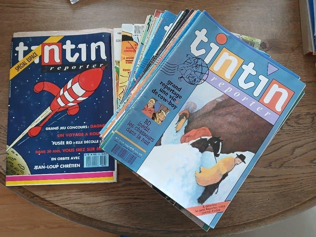 34 n van het tijdschrift „Tintin Reporter"+Space supplement, Ophalen