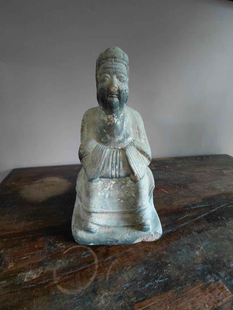 Figuur - steen - China - Midden 19e eeuw, Ophalen of Verzenden