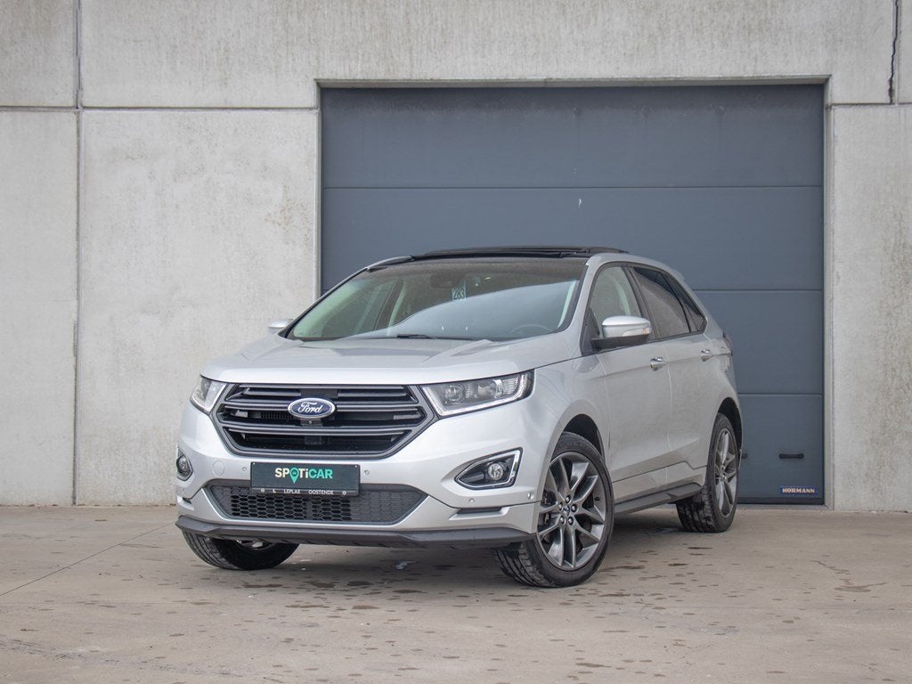 Ford Edge 2.0D AWD 209PK|LEDER|CAMERA|NAVI|KEYLESS, Auto's, Ford, Automaat, Zwart, 209 pk, Edge