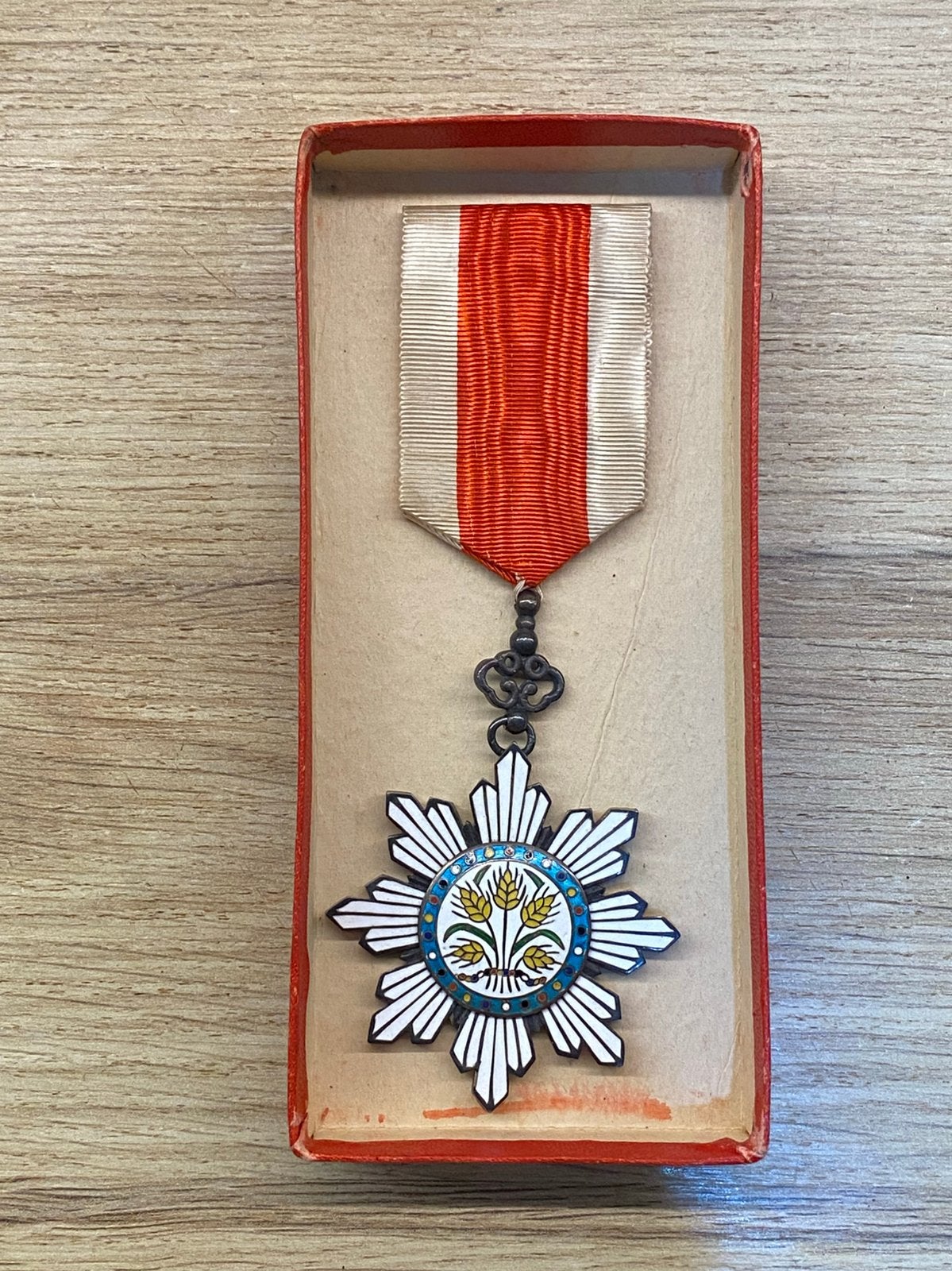 Orde van de Gouden Graan, China, geëmailleerd zilver, Ophalen of Verzenden