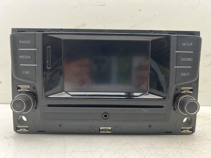 Radio van een Volkswagen Golf, Auto-onderdelen, Gebruikt, -, Volkswagen, -