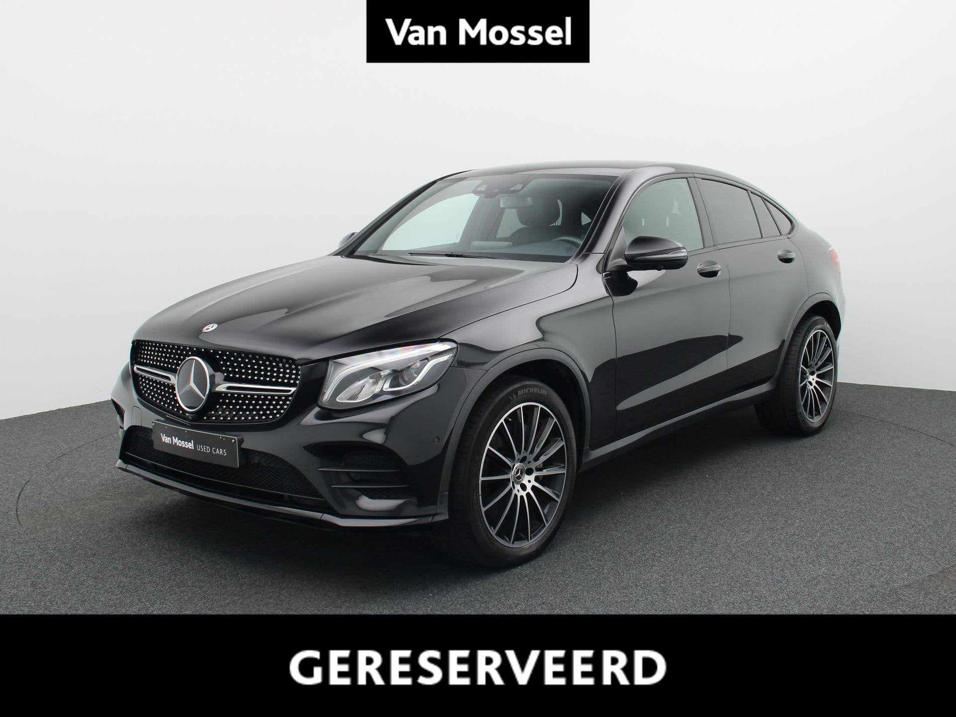 Mercedes-Benz GLC Coupé 250 4MATIC AMG LINE + LEDER + 360 C, Auto's, Automaat, Dealer onderhouden, Gebruikt, 4 cilinders