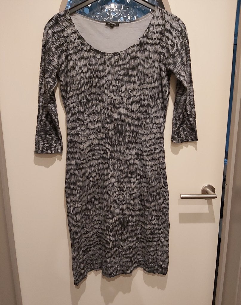 Claudia Sträter, jurk, mt 40, 3 verschillende, Kleding | Dames, Jurken, Zo goed als nieuw, Maat 38/40 (M), Grijs, Ophalen of Verzenden