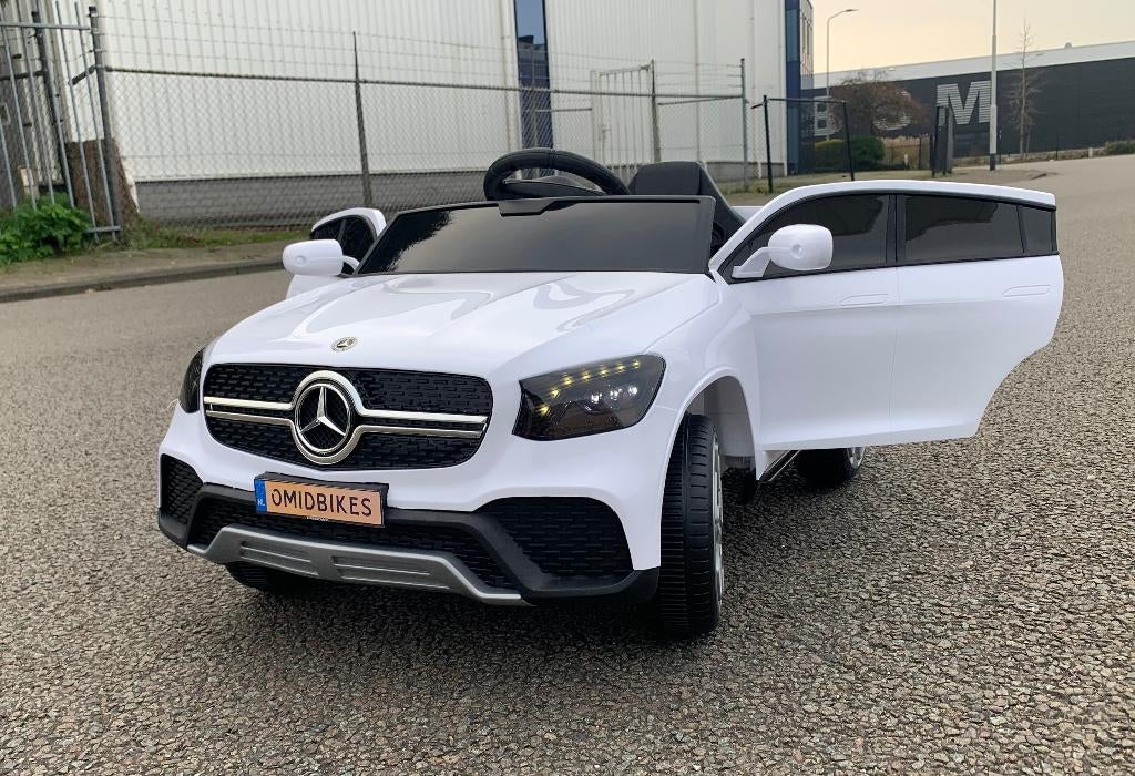 Mercedes GLC Coupe 12v wit RC - Leder zit - Rubberband!, Ophalen of Verzenden, Nieuw