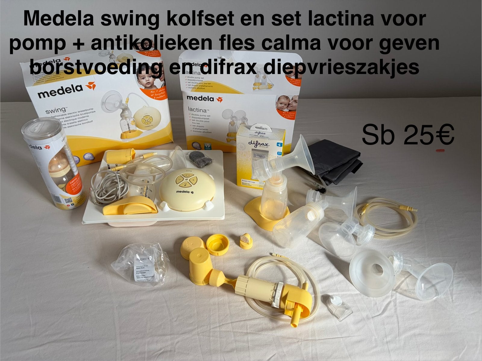 Medela swing afkolfset, Kinderen en Baby's, Ophalen of Verzenden, Gebruikt, Overige typen, Medela