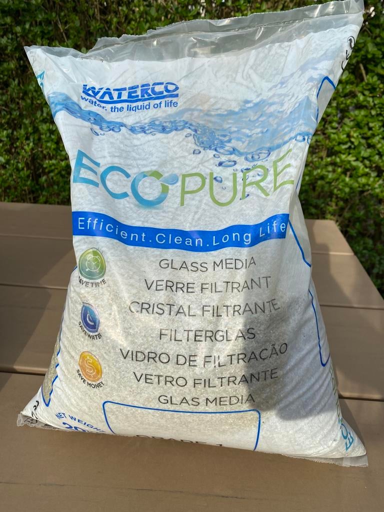 2x Glaszand voor zandfilter pomp voor zwembad, Enlèvement, Neuf, Filtre