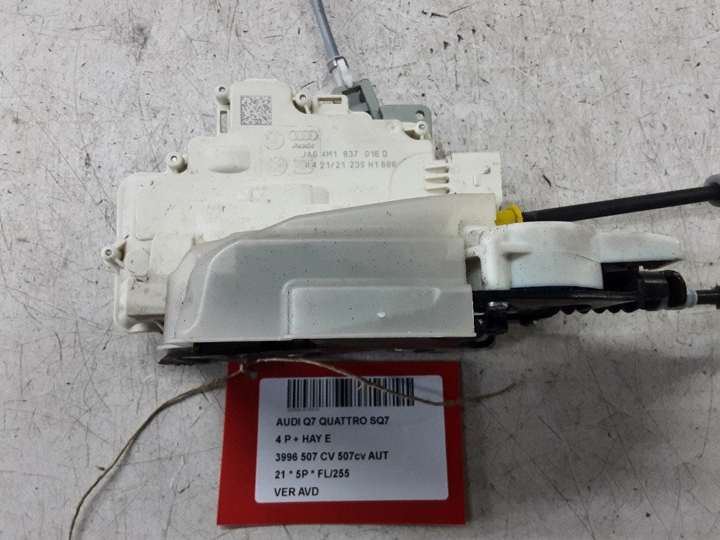 SERRURE DE PORTE AVANT DROITE SQ7 (4MB / 4MG) (4M0837016D), Mevr. I. Hauben, Audi, Utilisé, Avant
